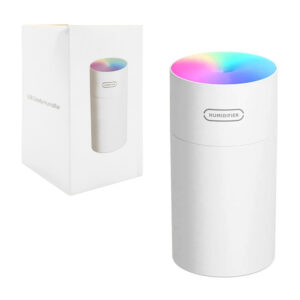 Humidificador cilíndrico con luces rgb, 72x72x128mm, variedad de colores / usb colorful humidifier / jsq-108