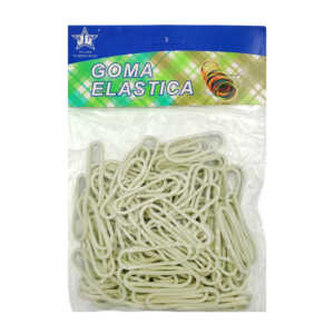 Paquete con 50g de ligas de hule con medida de 4cm / goma elástica / ya ling rubber ring / g6347