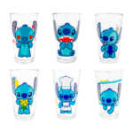 1pza vaso de cristal con estampado de stitch 480ml, variedad de diseños / disney stitch / vaso de vidrio