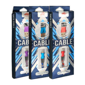 1pza Cable de carga y/o transferencia de datos mallado, bicolor, de entrada v8 a salida usb 2.0, variedad de colores / data cable / cabv5832