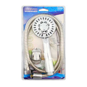 Regadera portatil, electrica con manguera flexible, soporte para colgar y herramienta de montaje, multifuncional / shower / cdd5424