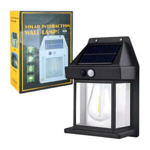 1pza Lámpara solar montable, con 3 modos de iluminación y foco de luz cálida, variedad de funciones / solar wall lamp / lam8693