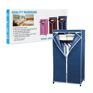 Organizador armable tipo ropero, con cubierta, cierre y estantes divisores, variedad de colores / quality wardrobe / 8863