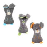 Mordedera - juguete de peluche para mascota con diseño de conejo, chifle y orejas móviles, variedad de diseños y colores / jr2562 / 2562