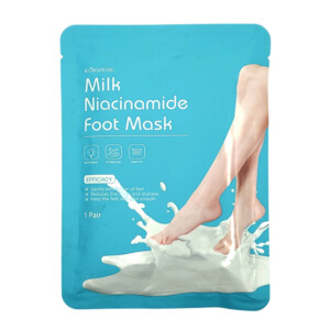Par de mascarillas aclaradoras kormesic con extracto de leche para pies, 35ml / kmc22616