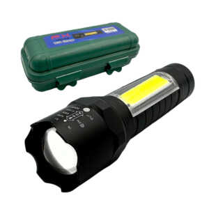 1pza Lámpara metálica recargable, con apertura variable y 3 modos de iluminación, variedad de usos / fx / led-918