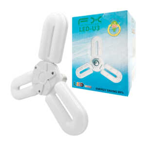 1pza Foco plegable led en forma de ventilador con 3 aspas, variedad de funciones / led lamp / fx