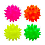 Pelota chillona mordedera chica con pinchos, de plástico, para mascotas, variedad de usos / cw9830 / pet products
