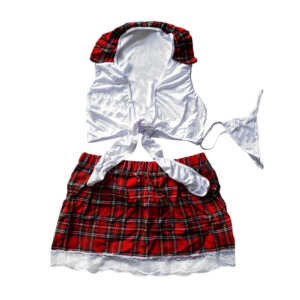 Babydoll / lencería con encaje y diseño de uniforme de colegiala / lu3938