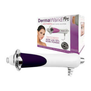 Masajeador / tonificador eléctrico de radiofrecuencia facial para reducir arrugas + bolsa cosmetiquera / derma wand pro / lu9199