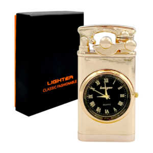 Encendedor recargable con reloj de manecillas, variedad de colores / lighter / lu9252