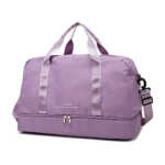1pza Bolso de mano tipo maleta grande, con 3 compartimentos y asa colgante, variedad de colores / lxb9036