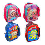 Mochila escolar infantil de 2 compartimentos con estampado de labubu + lapicera, variedad de colores / m9901