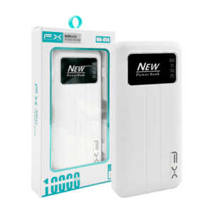 Power bank / batería portátil con indicador de carga led, 2 entradas usb, 1 entrada v8 y lámpara led, variedad de colores / fx / 10000mah