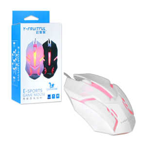 Mouse alámbrico gamer con luz, diseño ergonómico, variedad de colores / y-fruitful / e-sports / gbt_26079-2018 / ms006