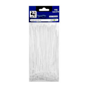 Paquete con 100 cinchos delgados blancos / cinchos young / pf002 / a4*150