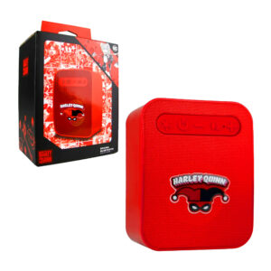 Mini bocina inalámbrica recargable cuadrada con estampado de harley quinn y luz rgb, variedad de colores / sb-hq-01 / quve-r / harley quinn / sb-hq-02