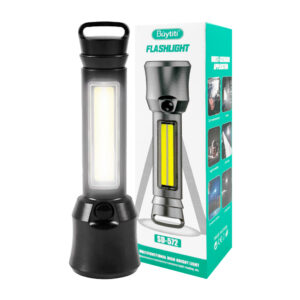 Lámpara - linterna de mano portátil multifuncional con luces laterales, carga tipo c y modos de iluminación, variedad de colores / sd-572 / buytiti / flashlight