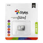 Memoria usb flash drive 2.0 pequeña metálica de 32gb y hoyuelo para colgar, variedad de usos / st125 / stmus41s / stmus41030719