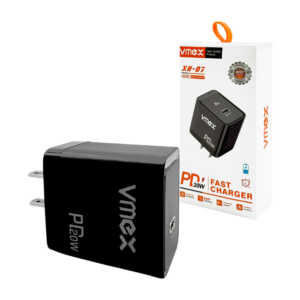 Cubo cargador con salida usb-c para carga rápida de 20w / xh-07 / cubo vmex