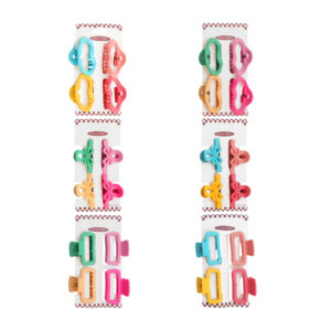 Blíster con 4 pinzas - broches chicos para el cabello, variedad de modelos y colores / y-505-16 / xinnina fhipin