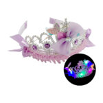 1pza diadema corona con decoración de encaje, pedrería, moños y decoración de animales o personajes animados, variedad de modelos y colores / y-70-1 / diadema princesa / corona sanrio