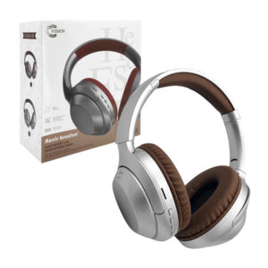 Audifonos diadema inalambricos recargable con cancelación de ruido almohadillas ergonómicas, ajustables, cable auxiliar, control de volumen y manos libres, variedad de colores / yjs-102 / music headset