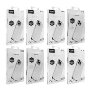 1pza Funda protectora de silicona, transparente, con protección de cámara, variedad de modelos / kbod / enjoy life / espacio