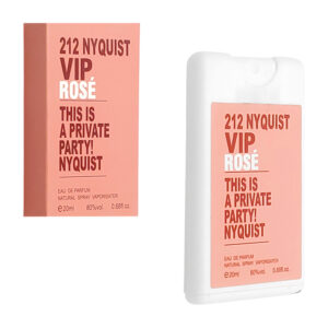 Perfume 212 nyquist vip rosé en spray para bolsillo y fragancia para dama, 20ml / 169-26