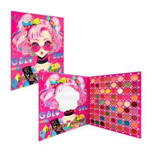 Paleta de sombras dodo queen con 72 tonos de sombras con glitter / fashion makeup / 8166 / 081667