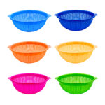 1pza Colador de plástico, grande, redondo, con agarraderas laterales pequeñas, variedad de colores / colador 3 / articulos plasticos