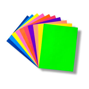 1 Paquete con 50 hojas rectangulares en colores lisos con diferentes tonos, multifuncional/ 24040-1