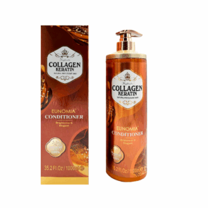 Acondicionador hidratante con colágeno y queratina para el cuidado y nutrición del cabello, 1000ml / 449213 / collagen keratin / eunomia conditioner