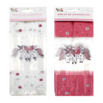 Paquete de 10 bolsitas para dulces / caramelos, con estampado de unicornio, variedad de colores / reino fiesta / 26x9cm / 52338