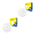 Lámpara tipo plafón led redondo mediano de 265 x 60 mm, 3 temperaturas, 12w, protección ip20 y diseño moderno, variedad de diseños / 60354 / 60360 / plafón led moderno redondo d265