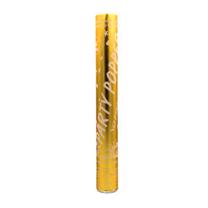 1pza Cañón bazooka de 40cm, cilíndrico, con confeti para fiestas, variedad de usos / reino fiesta / 61016