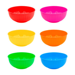 1pza Tazón redondo de plástico para mascotas pequeñas, con capacidad máxima de 1l, variedad de colores / tazon gato solido / articulos plasticos
