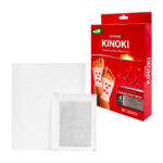 Caja con 10 parches cuadrados para la planta de los pies, con función de desintoxicación a base de chile, variedad de usos / kiyome / kinoki
