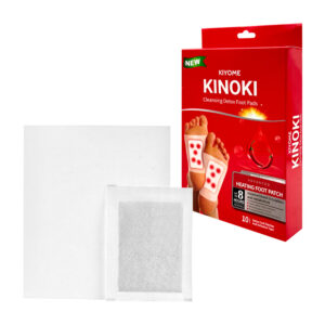 Caja con 10 parches cuadrados para la planta de los pies, con función de desintoxicación a base de chile, variedad de usos / kiyome / kinoki