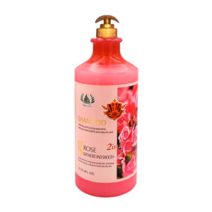 Botella de shampoo de 2 litros con extracto de rosas purifica el cabello y da elasticidad al cabello, 2l - 70.4 oz / shampoo rose / df-089-2 / ml89068-02