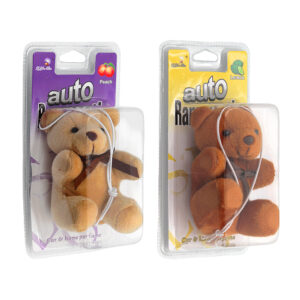 Aromatizante - ambientador colgante en forma de oso u osito para auto, variedad de aromas y colores / 882551 / auto ram mantic