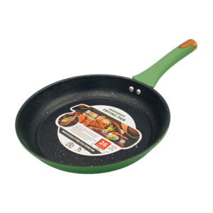Sartén antiadherente en color verde especial para freír alimentos, 26cm / non stick frying pan / 922-210-26