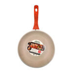 Sartén antiadherente blanco especial para freír alimentos, 29cm / non stick frying pan / 922-218-28