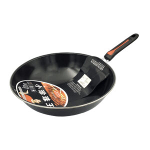 Sartén wok hondo antiadherente con mango de plástico, 34cm / haobanlu / 922-227-34