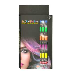 Set de 6 peines con tiza para teñir el cabello con diferentes colores instantáneos temporales / c198-610z / hair color comb