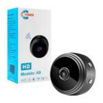 Mini cámara portátil wifi hd yisen con puerto sd y distancia de 5 metros / a9