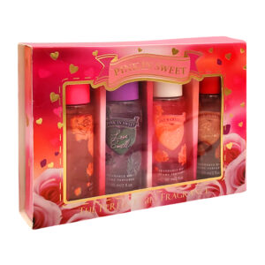 Kit de 4 perfumes fragancias mist pink in sweet con aromas florales de 60ml / the perfect gift fragrance / b0068-pr