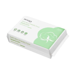 Paquete con 30 toallitas limpiadoras bioaqua suaves de algodón de 15x20 cm / soft skin-friendly face / bqy12693