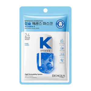 Mascarilla facial hidratante bioaqua con extracto de vitamina k, 25ml / bqy45898