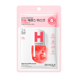 Mascarilla facial hidratante bioaqua con extracto de vitamina h, 25ml / bqy46611